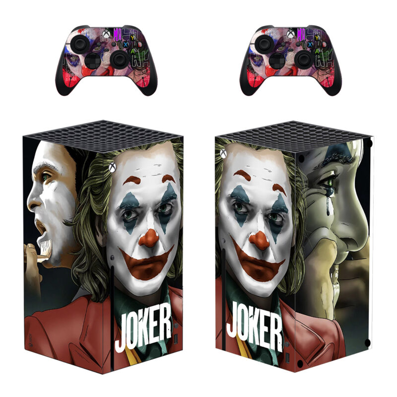 Joker Skin Sticker For Xbox Series X And Controllers Design 1