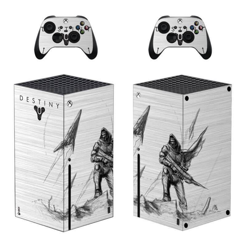 Destiny Bungie Pencil Art Skin Sticker For Xbox Series X And Controllers