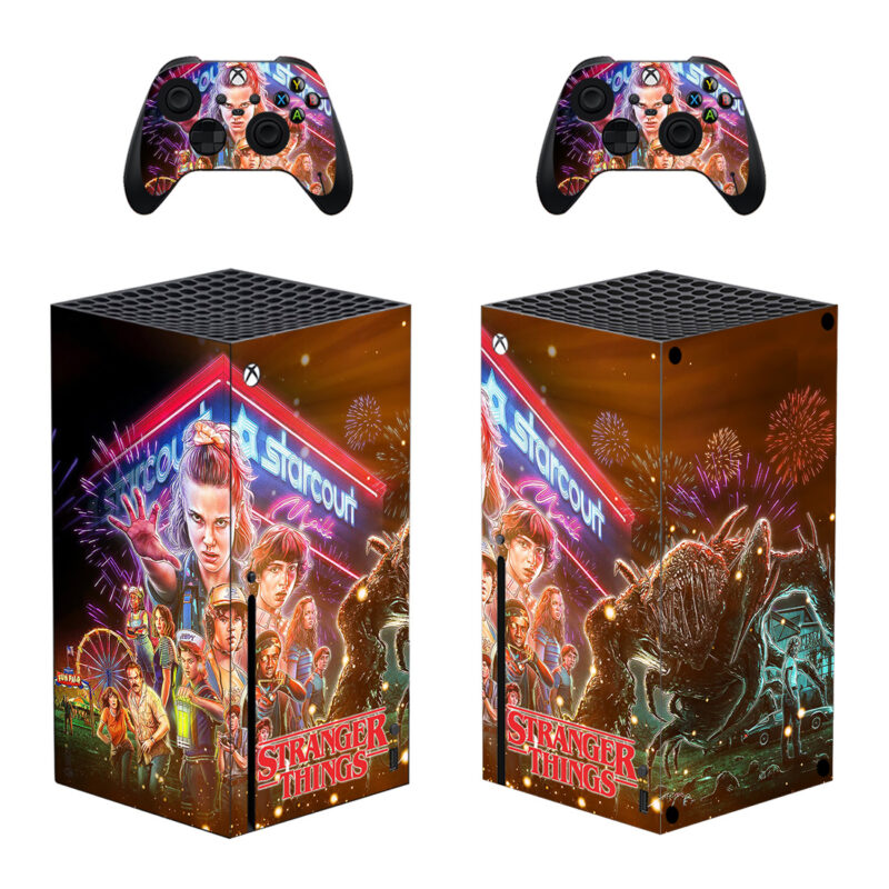 Stranger Things Season 3 Skin Sticker For Xbox Series X And Controllers