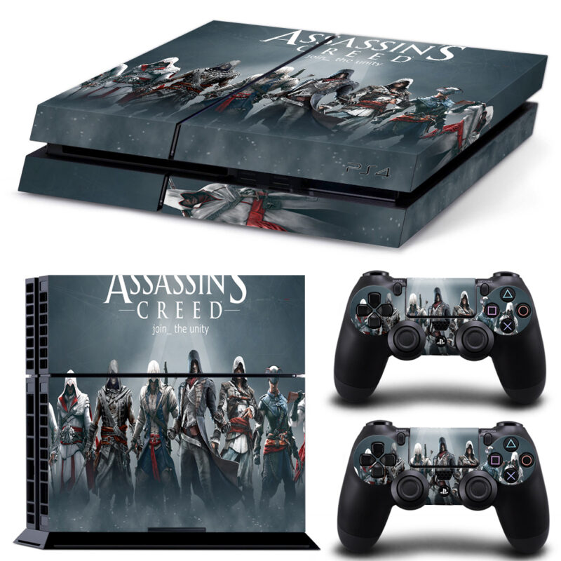 Assassin's Creed Join The Unity Game Skin Sticker For PS4 And Controllers