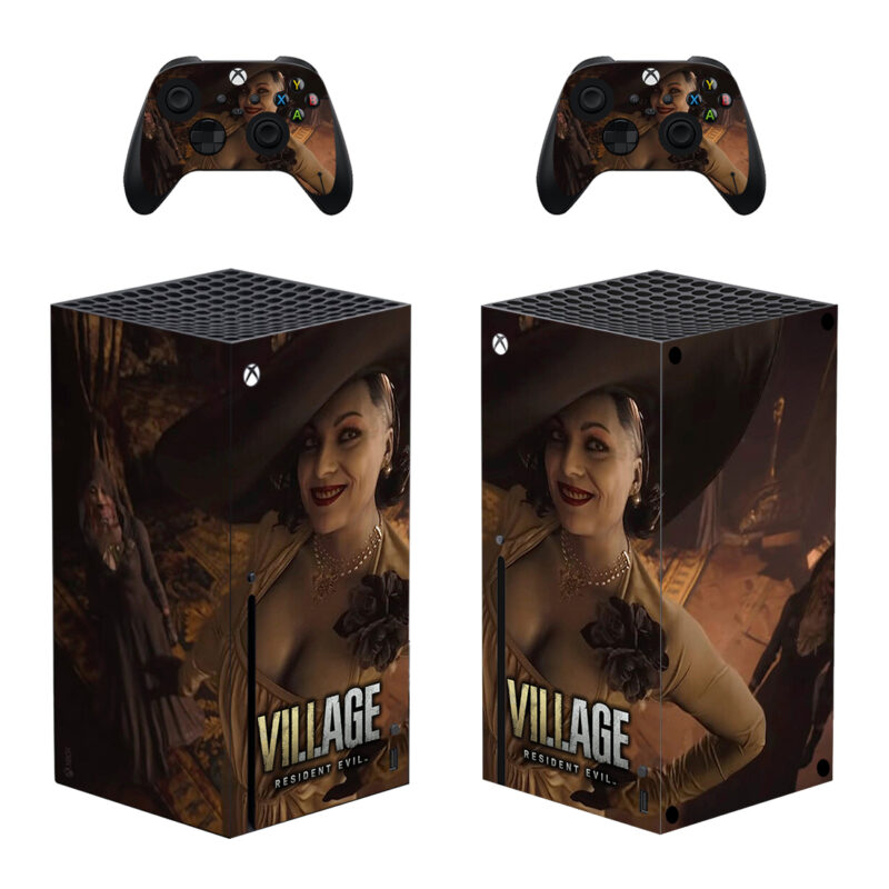 Resident Evil Village Game Skin Sticker For Xbox Series X And Controllers