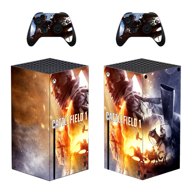 Battlefield 1 Game Skin Sticker For Xbox Series X And Controllers Design 1