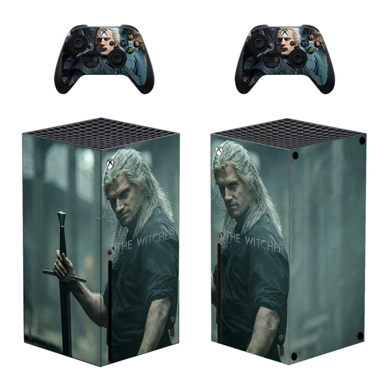 The Witcher Series Decal Cover For Xbox Series X And Controllers Design 2