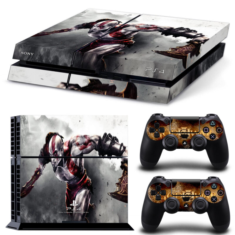 God Of War 3 Kratos PS4 Skin Sticker