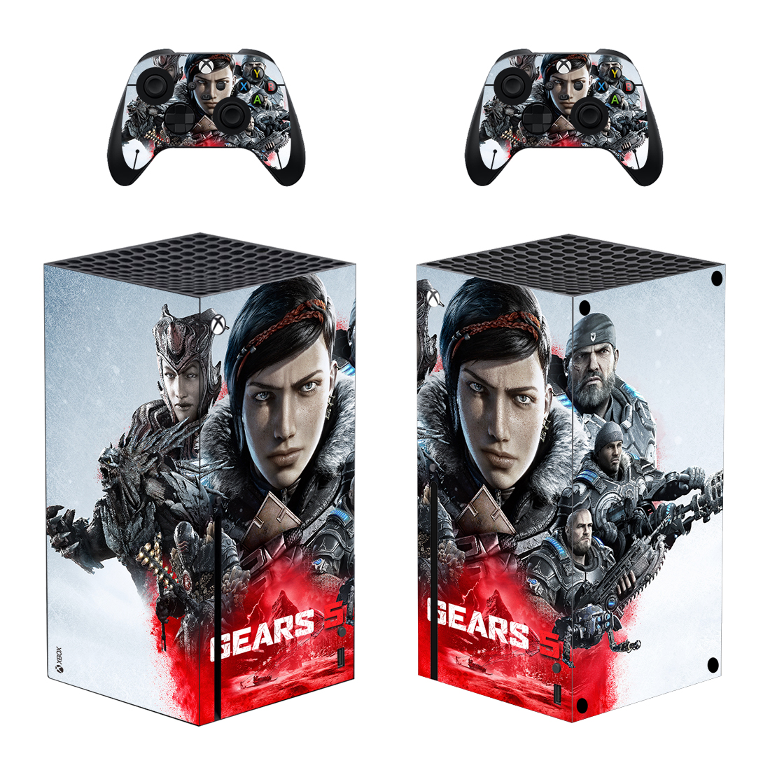 Gears 5 Game Skin Sticker For Xbox Series X And Controllers