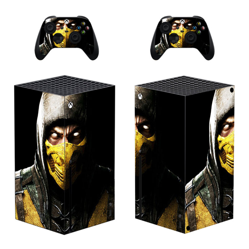 Mortal Kombat X Skin Sticker For Xbox Series X And Controllers