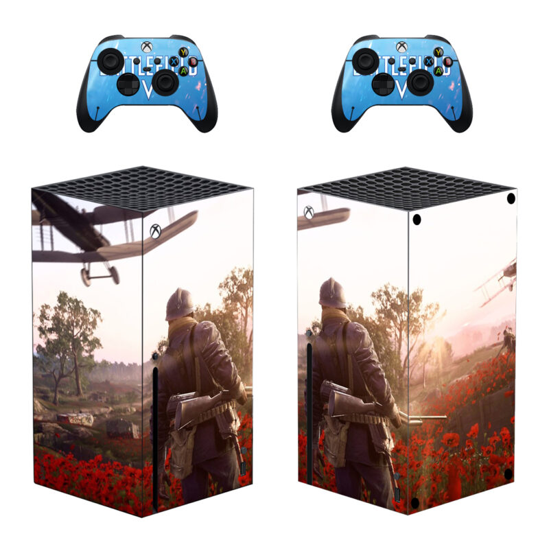 Battlefield V Game Skin Sticker For Xbox Series X And Controllers