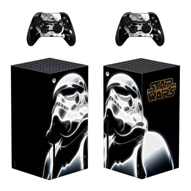 Star Wars Stormtrooper Skin Sticker For Xbox Series X And Controllers Design 2