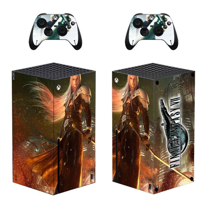 Final Fantasy VII Skin Sticker For Xbox Series X And Controllers Design 3