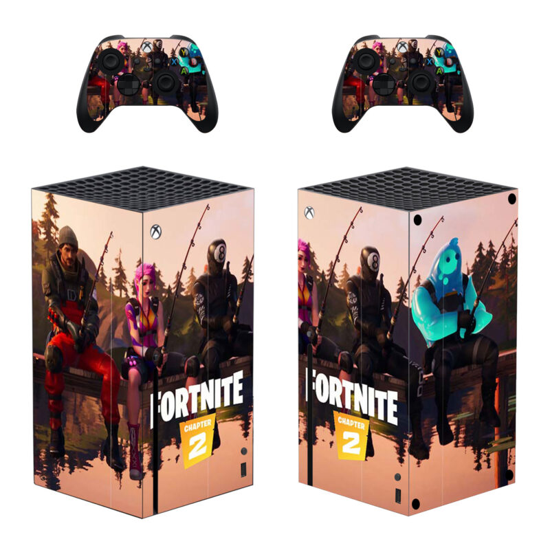 Fortnite Chapter 2 Game Skin Sticker For Xbox Series X And Controllers Design 1