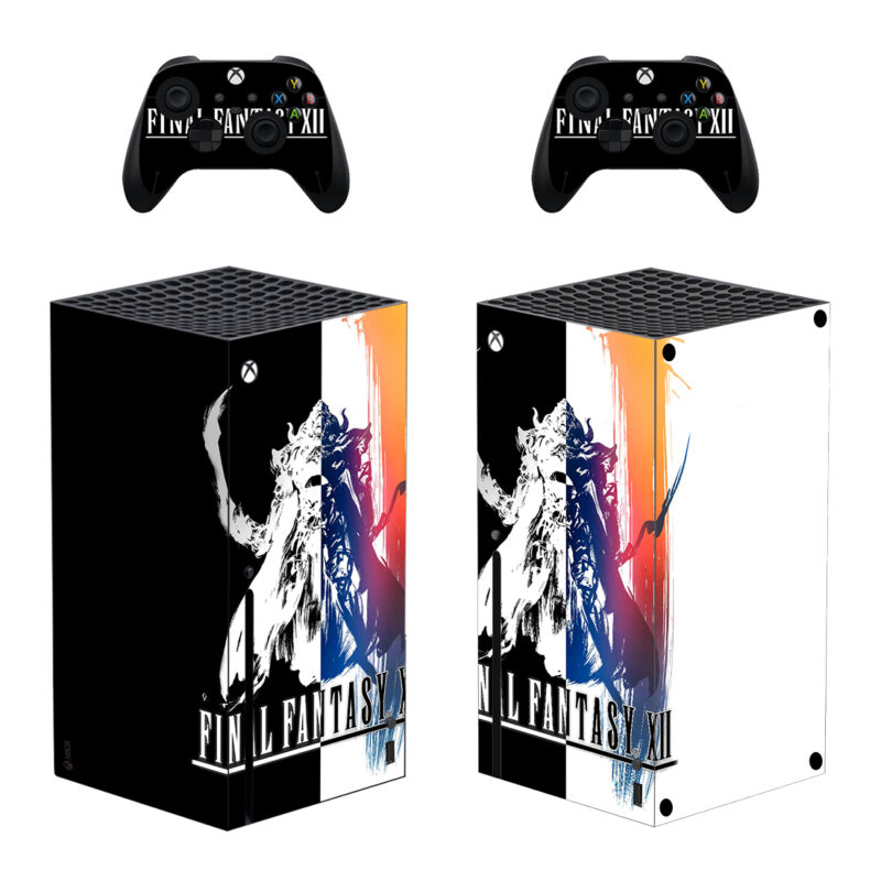 Final Fantasy XII Skin Sticker For Xbox Series X And Controllers Design 1