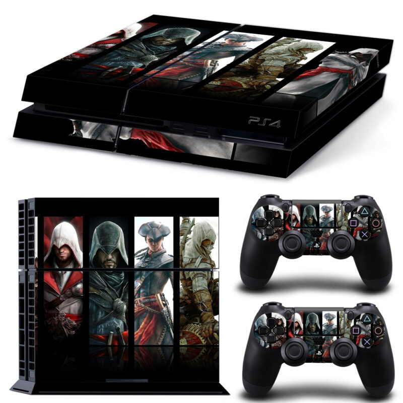 Assassin's Creed Unity Characters Skin Sticker For PS4 And Controllers