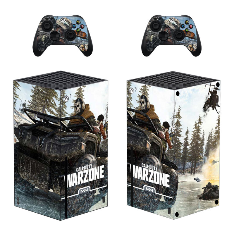 Call Of Duty: Warzone Game Skin Sticker For Xbox Series X And Controllers Design 1