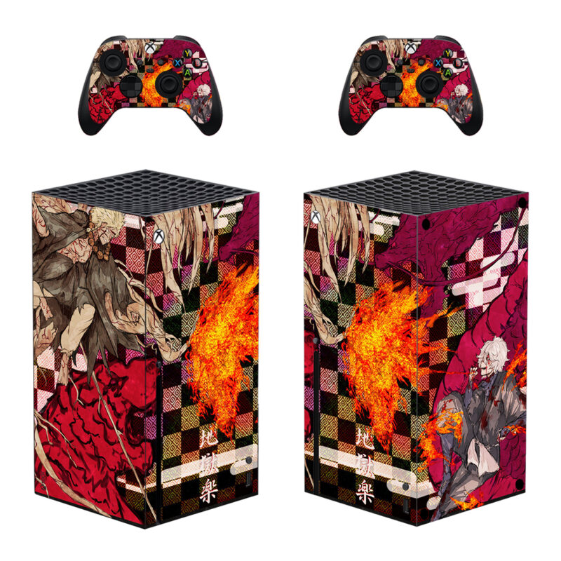 Hell's Paradise: Jigokuraku Anime Skin Sticker For Xbox Series X And Controllers