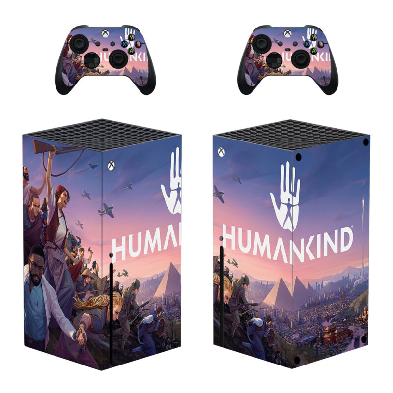 Humankind Game Skin Sticker For Xbox Series X And Controllers Design 2