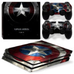 Captain America: The First Avenger Shield PS4 Pro Skin Sticker