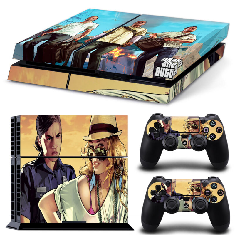 Lindsay Lohan Sues: Grand Theft Auto V Game Skin Sticker For PS4 And Controllers