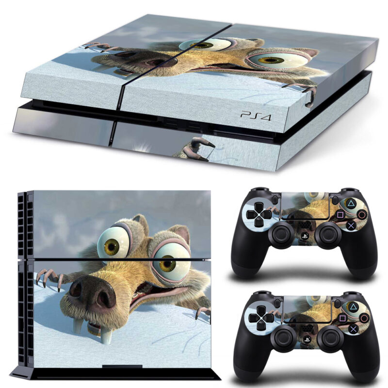 Ice Age Scrat Skin Sticker For PS4 And Controllers