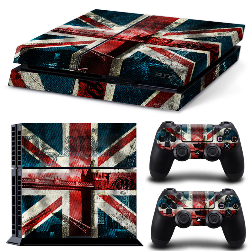 Flag Of The United Kingdom PS4 Skin Sticker