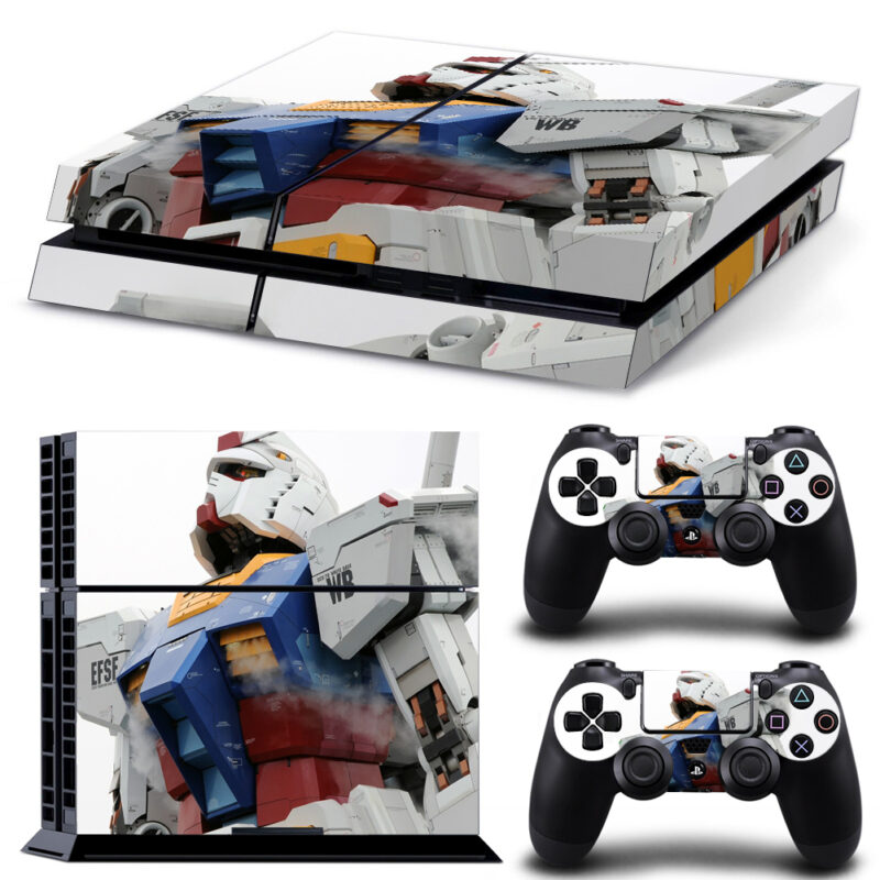 Gundam Skin Sticker For PS4 And Controllers