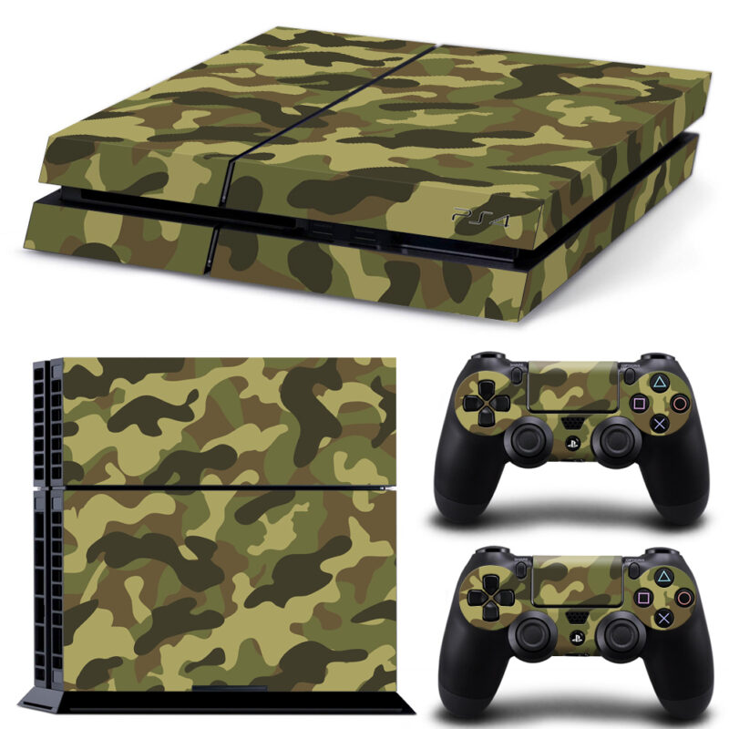 Military Camouflage Pattern PS4 Skin Sticker