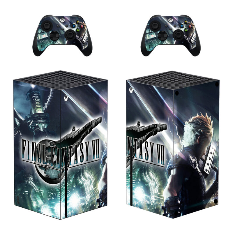 Final Fantasy VII Skin Sticker For Xbox Series X And Controllers Design 1