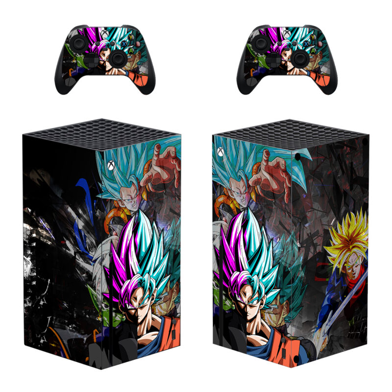 Dragon Ball Legends Skin Sticker For Xbox Series X And Controllers Design 1