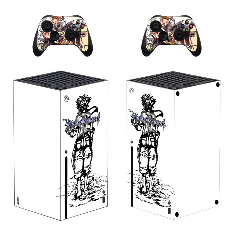 Kingdom Hearts III Game Skin Sticker For Xbox Series X And Controllers Design 6