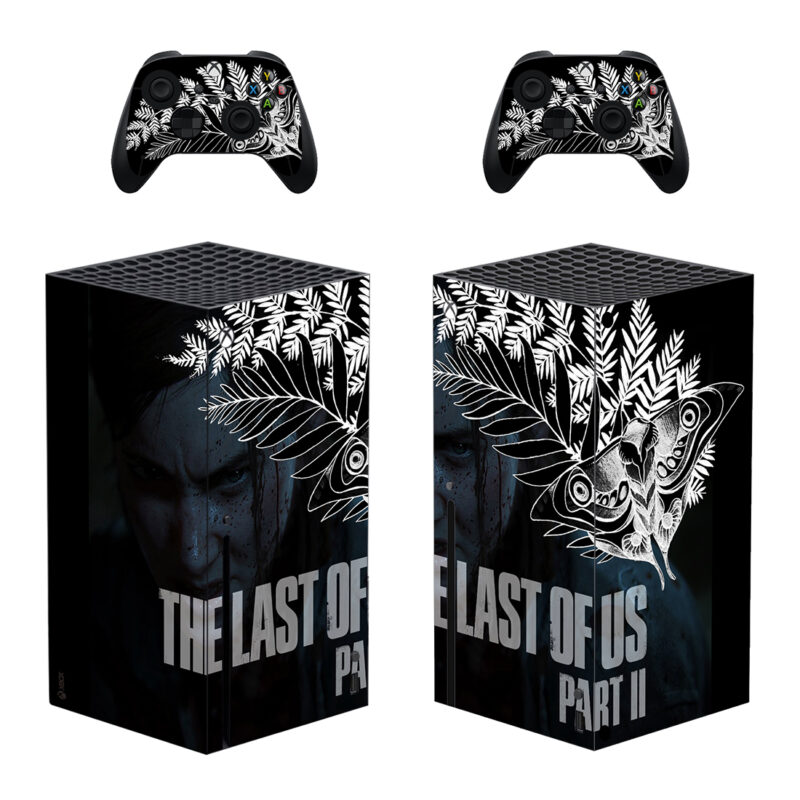 The Last Of Us Part II And Ellie's Tattoo Skin Sticker For Xbox Series X And Controllers