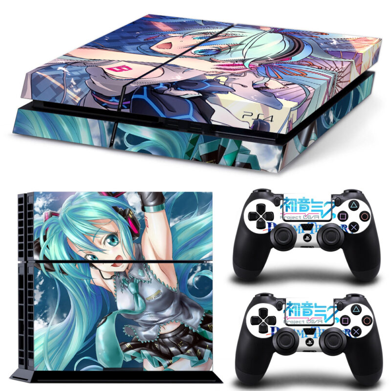 Anime Hatsune Miku PS4 Skin Sticker Design 3