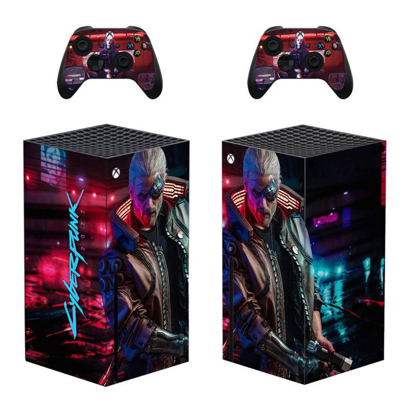 Cyberpunk 2077 Game Skin Sticker For Xbox Series X And Controllers Design 15