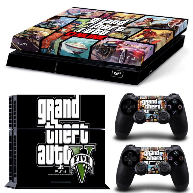 Grand Theft Auto V Game PS4 Skin Sticker Design 7