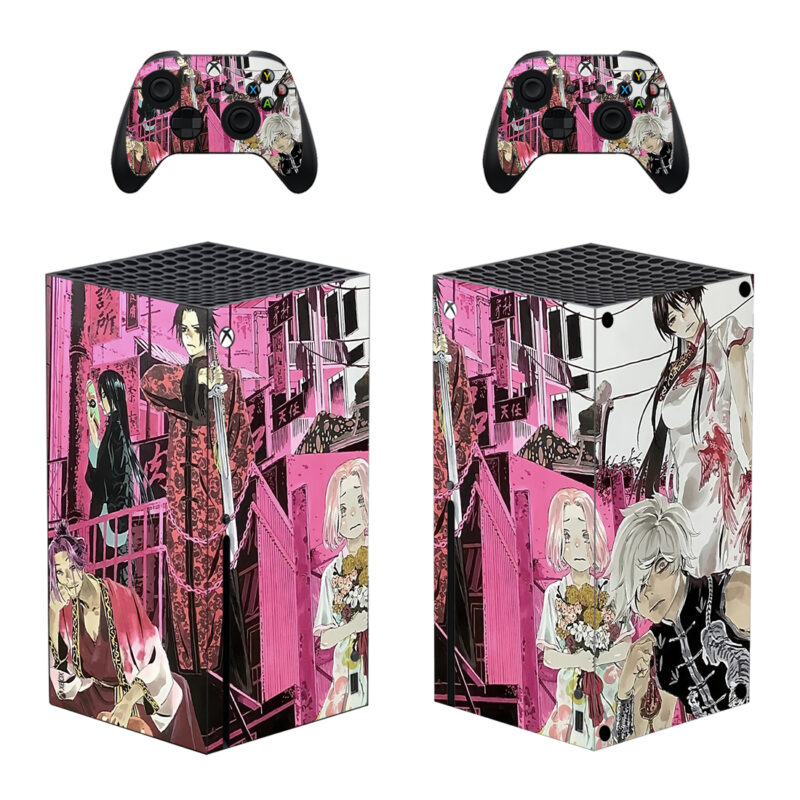 Hell's Paradise: Jigokuraku Anime Decal Cover For Xbox Series X And Controllers