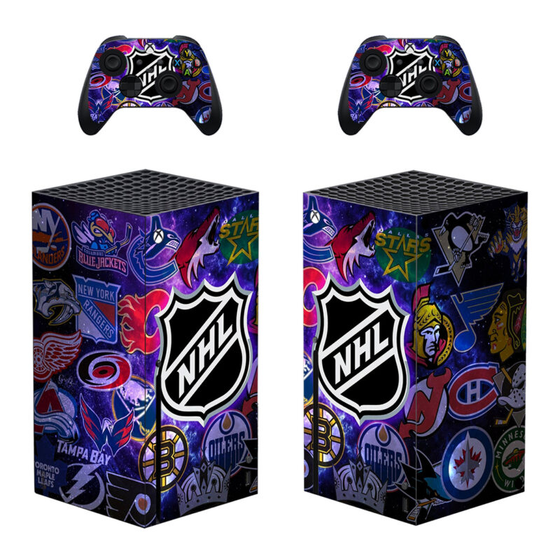 National Hockey League And Team Skin Sticker For Xbox Series X And Controllers