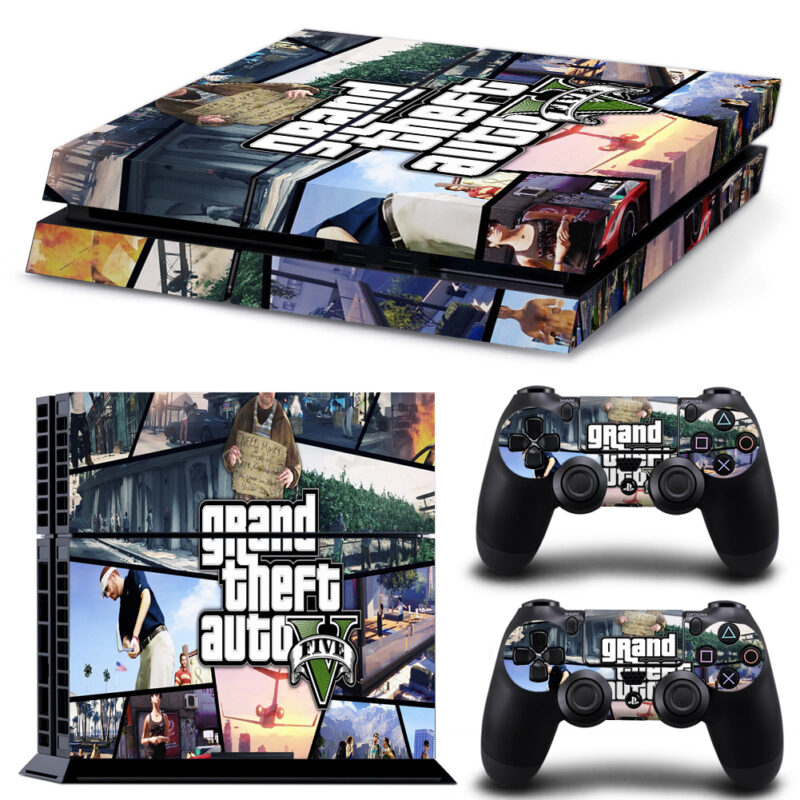 Mastery Learning: Grand Theft Auto V Game Skin Sticker For PS4 And Controllers