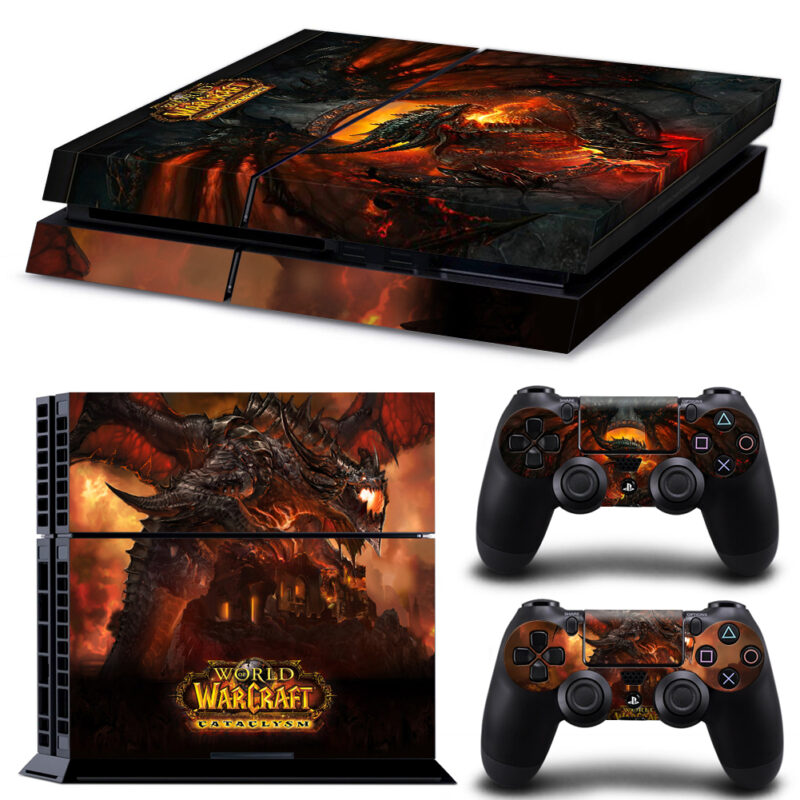 World Of Warcraft: Cataclysm Skin Sticker For PS4 And Controllers