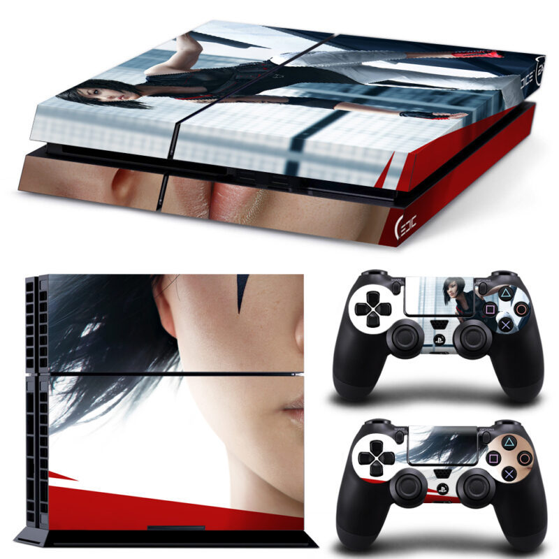 Mirror's Edge Catalyst Skin Sticker For PS4 And Controllers