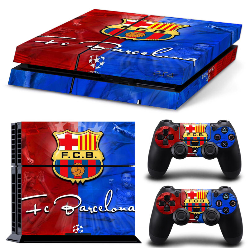 FC Barcelona PS4 Skin Sticker Design 3