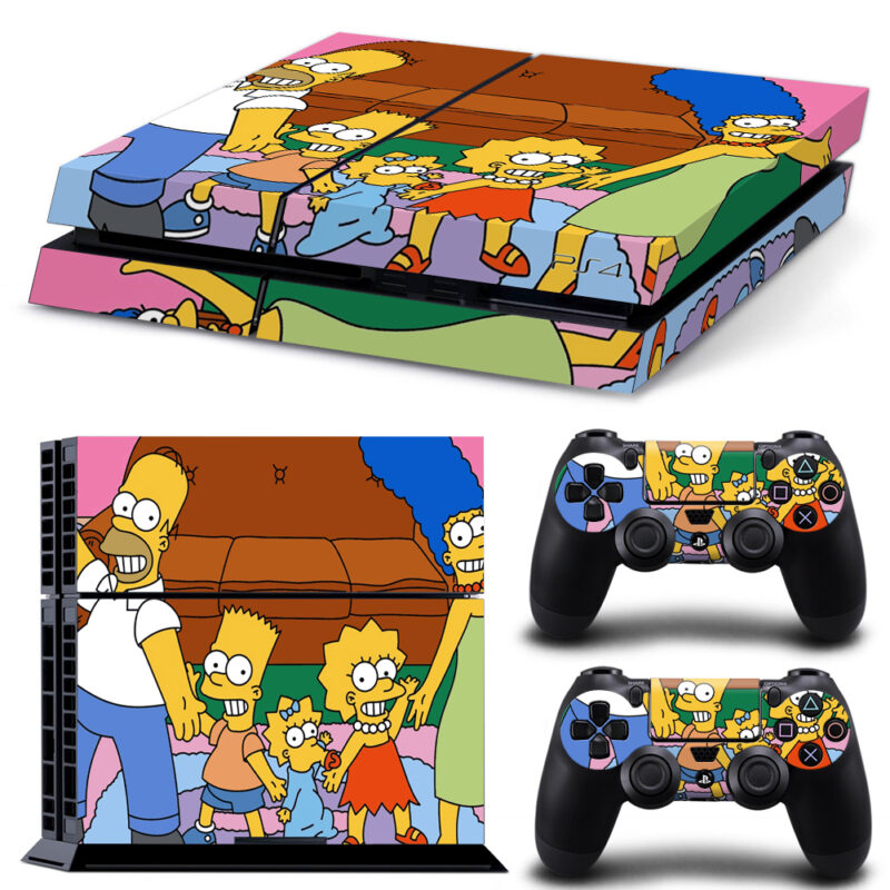 The Simpsons PS4 Skin Sticker Design 2