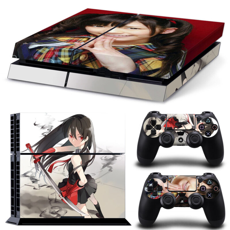 Akame Ga Kill Chelsea Skin Sticker For PS4 And Controllers