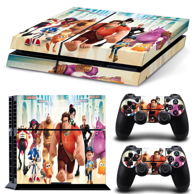 Wreck-It Ralph Film Skin Sticker For PS4 And Controllers