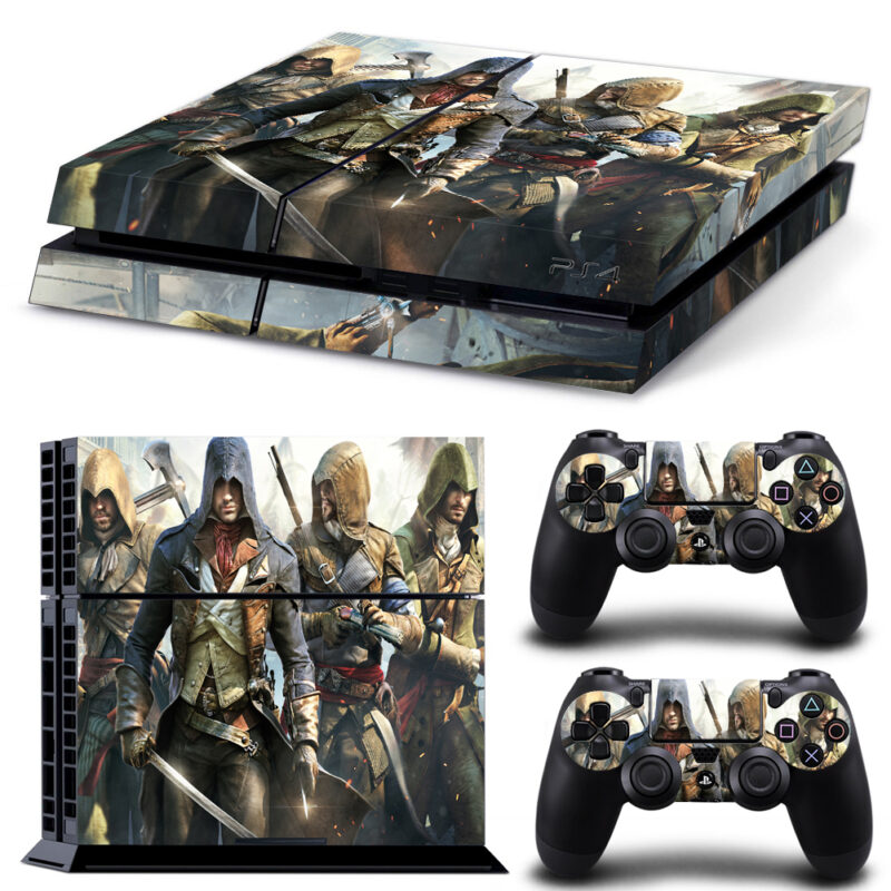 Assassin's Creed Unity Game Skin Sticker For PS4 And Controllers Design 1