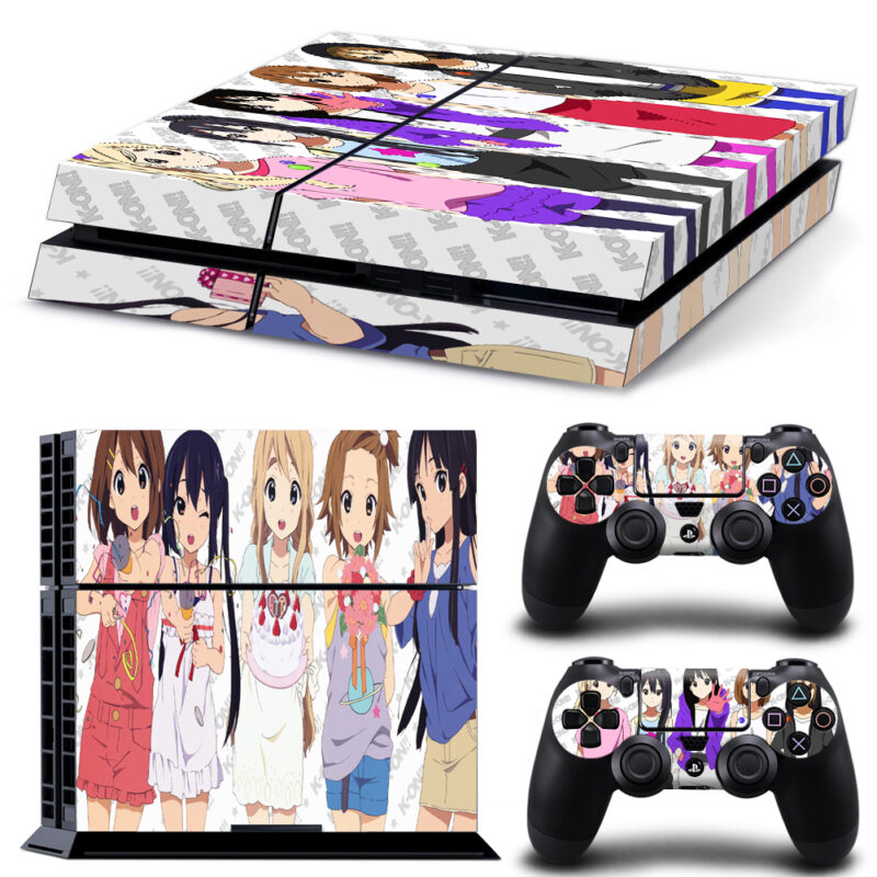 K-On Anime Girls Skin Sticker For PS4 And Controllers