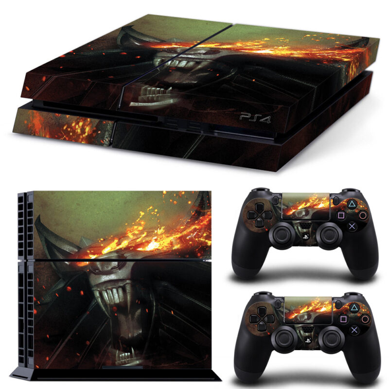 The Witcher 2: Assassins Of Kings Medallion Skin Sticker For PS4 And Controllers