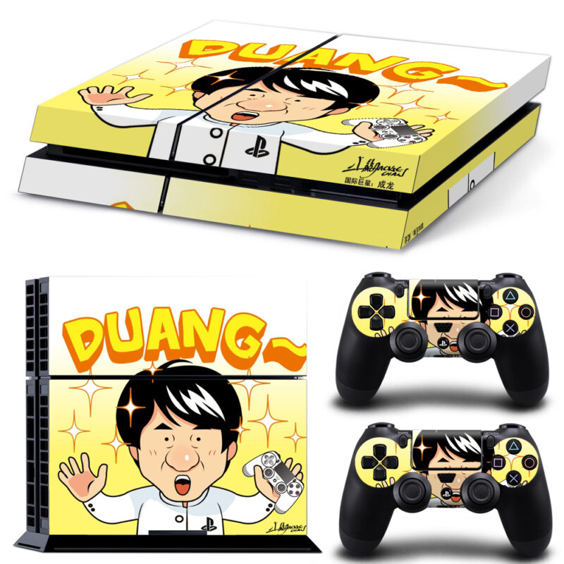 Duang Jackie Chan Skin Sticker For PS4 And Controllers