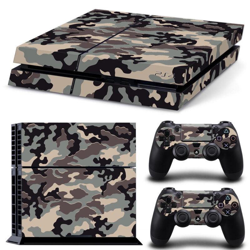 Camouflage PS4 Skin Sticker