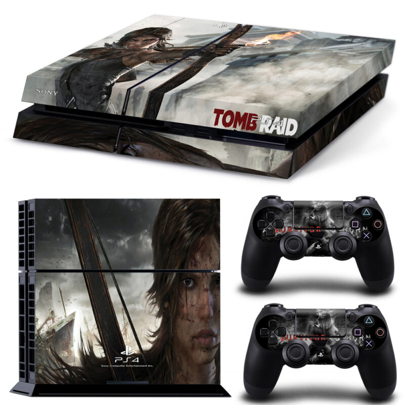 Rise Of The Tomb Raider PS4 Skin Sticker