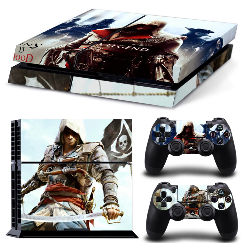 Assassin's Creed: Brotherhood Skin Sticker For PS4 And Controllers Design 1