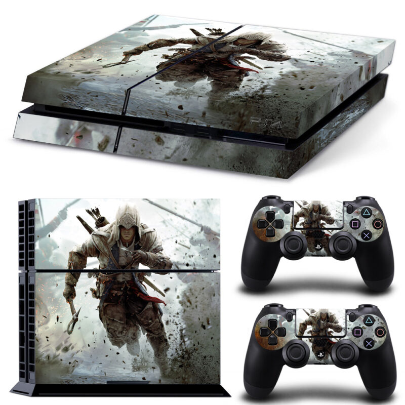 Assassin’s Creed III Game PS4 Skin Sticker Design 1