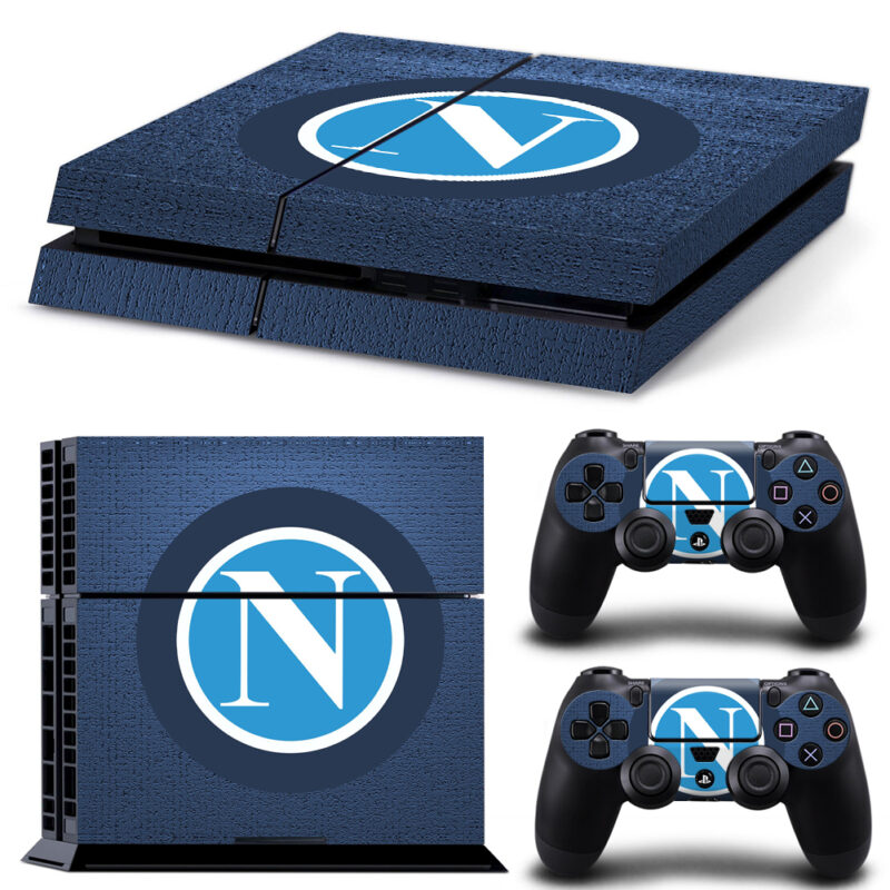 SSC Napoli Skin Sticker For PS4 And Controllers